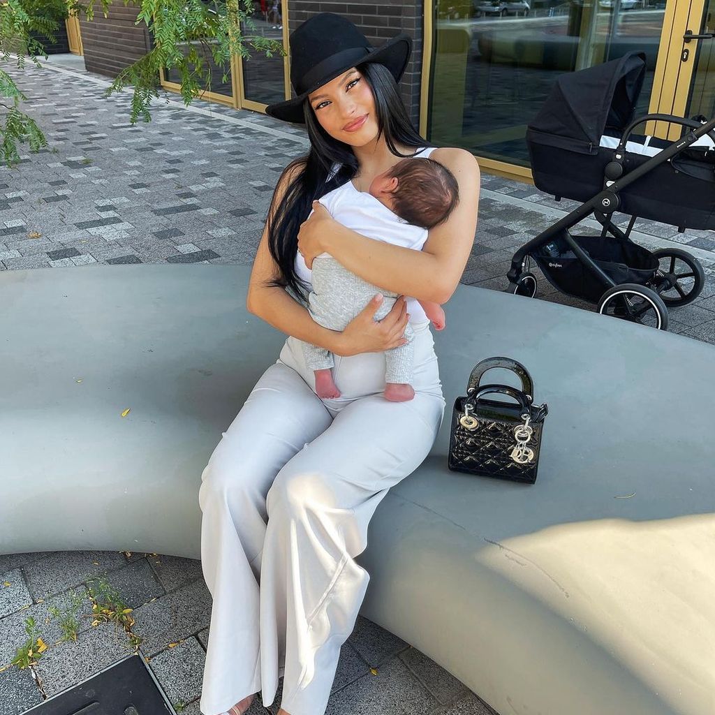 Ivana Santacruz mit ihrem Sohn Hady