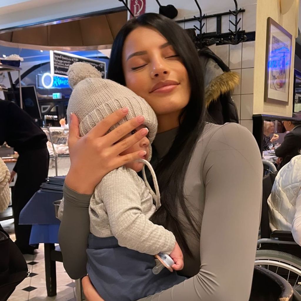 Ivana Santacruz und ihr Sohn