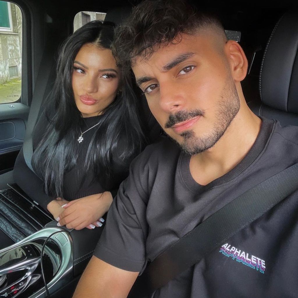 Ivana Santacruz mit ihrem Freund Abbas