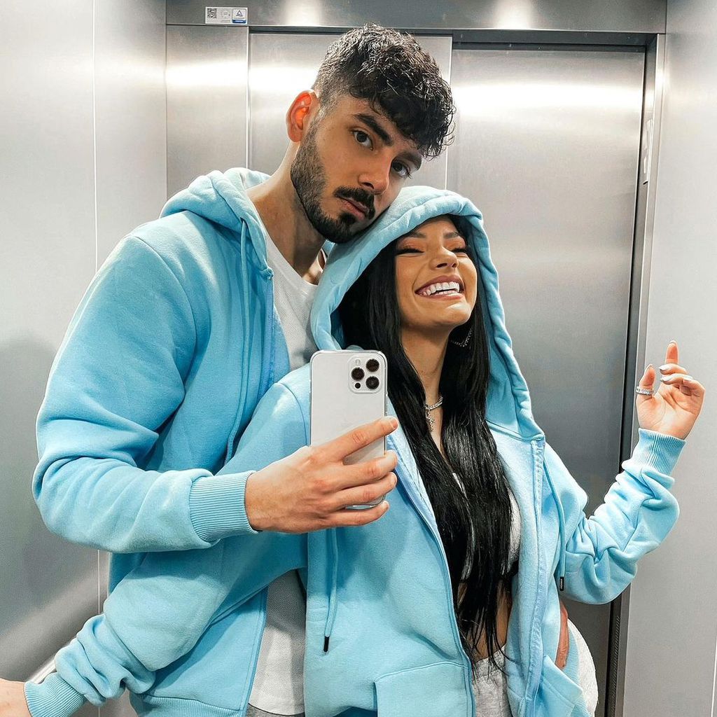 Ivana Santacruz und ihr Freund Abbas