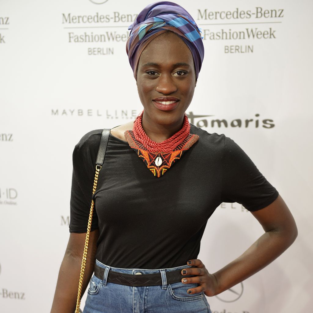 Ivy Quainoo bei der Mercedes-Benz Fashion Week 2015