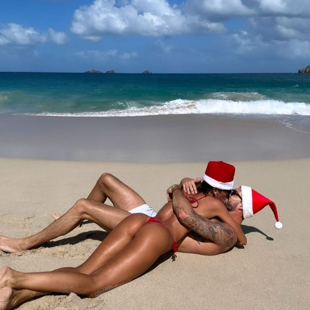 Izabel Goulart und Kevin Trapp, Weihnachten 2022