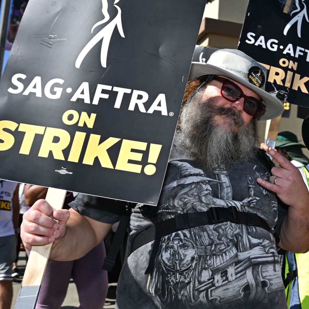 Jack Black beim Schauspieler-Streik 2023