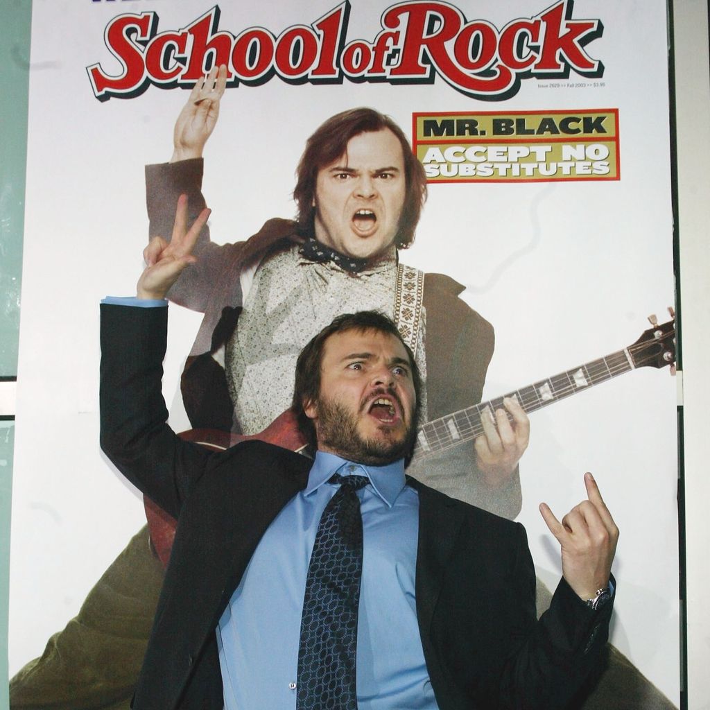 Jack Black bei der Premiere von "School of Rock" in Hollywood, 2003