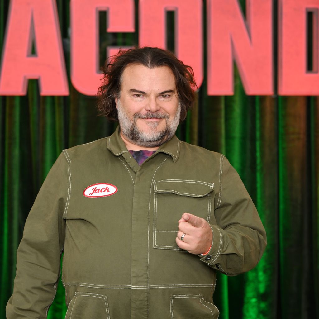 Bei einem Fototermin in London: Jack Black wirbt für Columbia Pictures' "Anaconda"