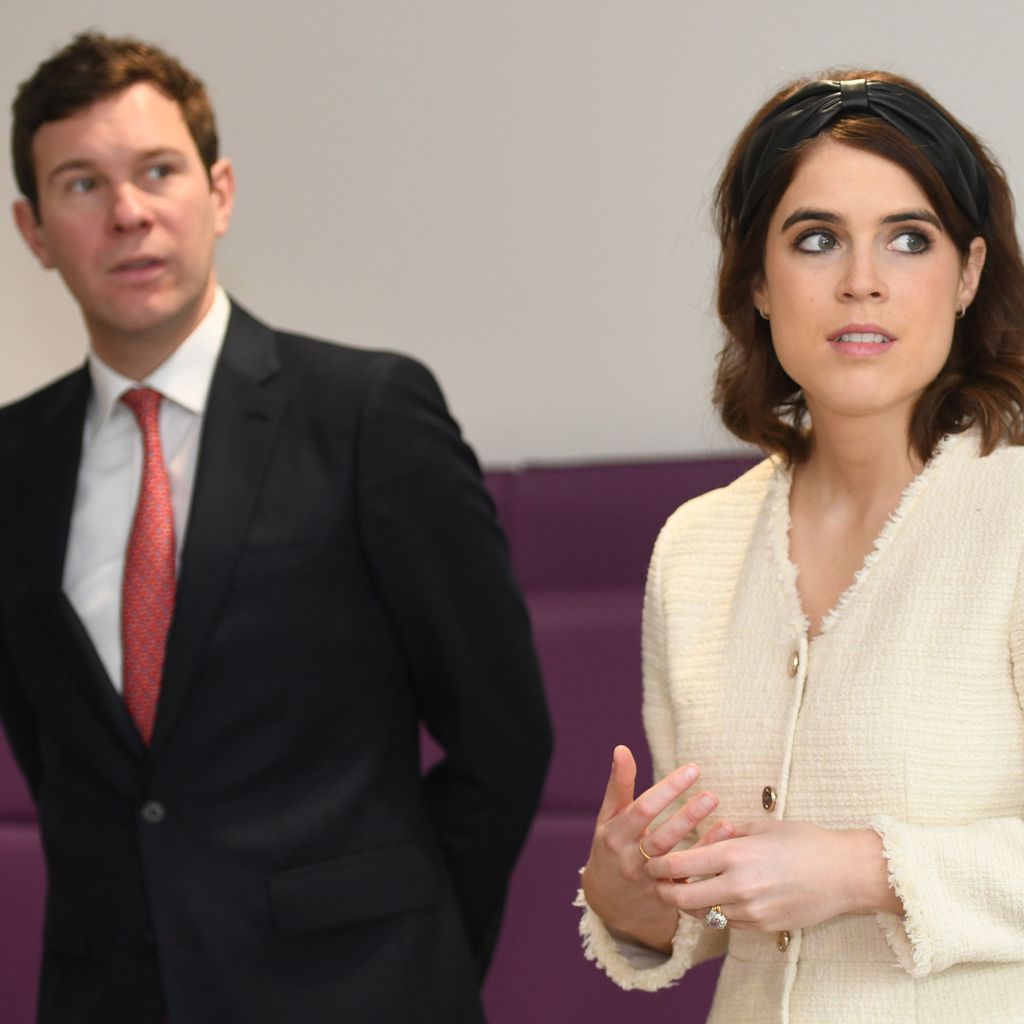 Jack Brooksbank und Prinzessin Eugenie gucken ernst