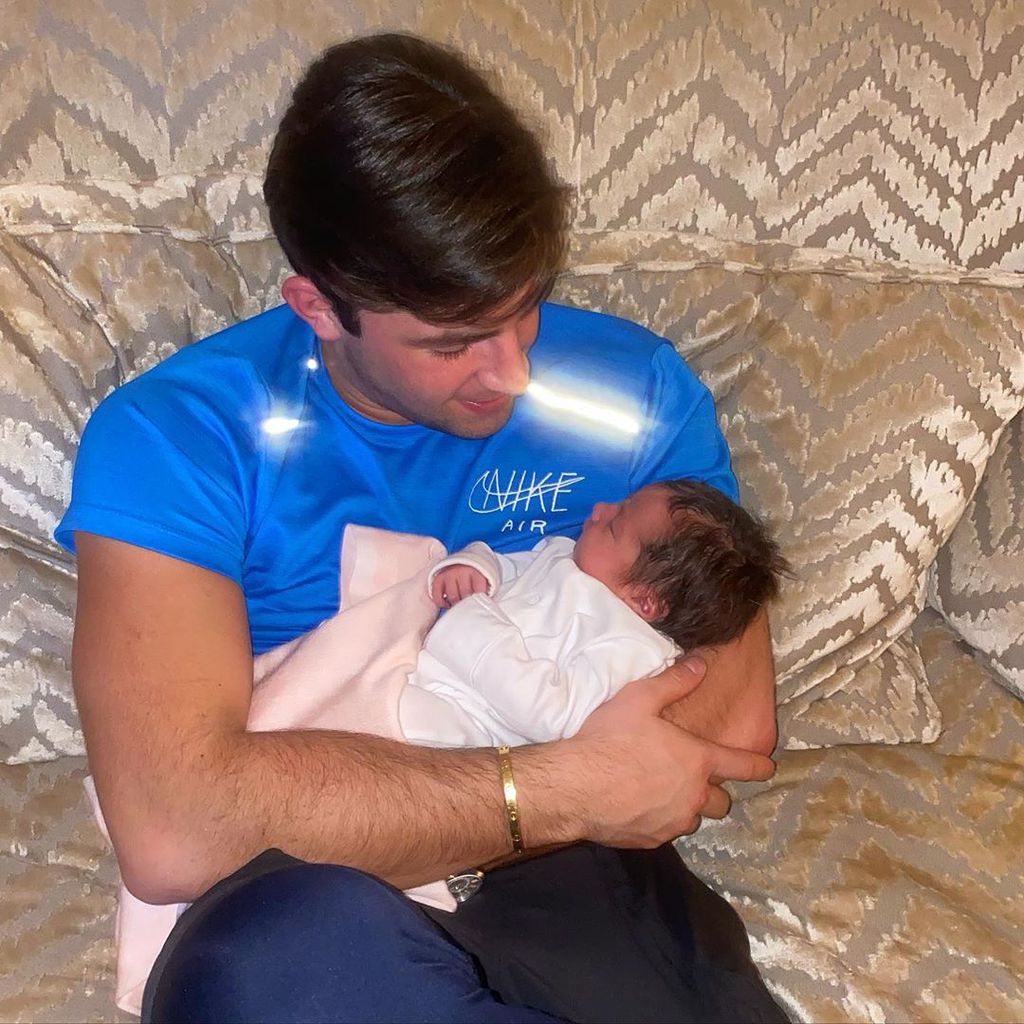 Jack Fincham und seine Tochter Blossom