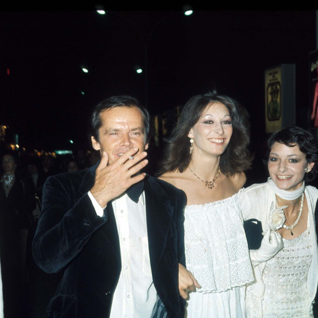 Jack Nicholson und Anjelica Huston beim Cannes Filmfestival 1974