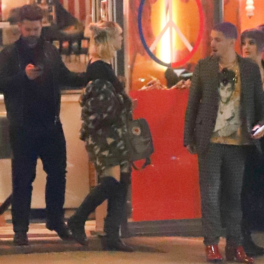 Jack Osbourne, eine unbekannte Frau, Andrew Watt und Kelly Osbourne in West Hollywood