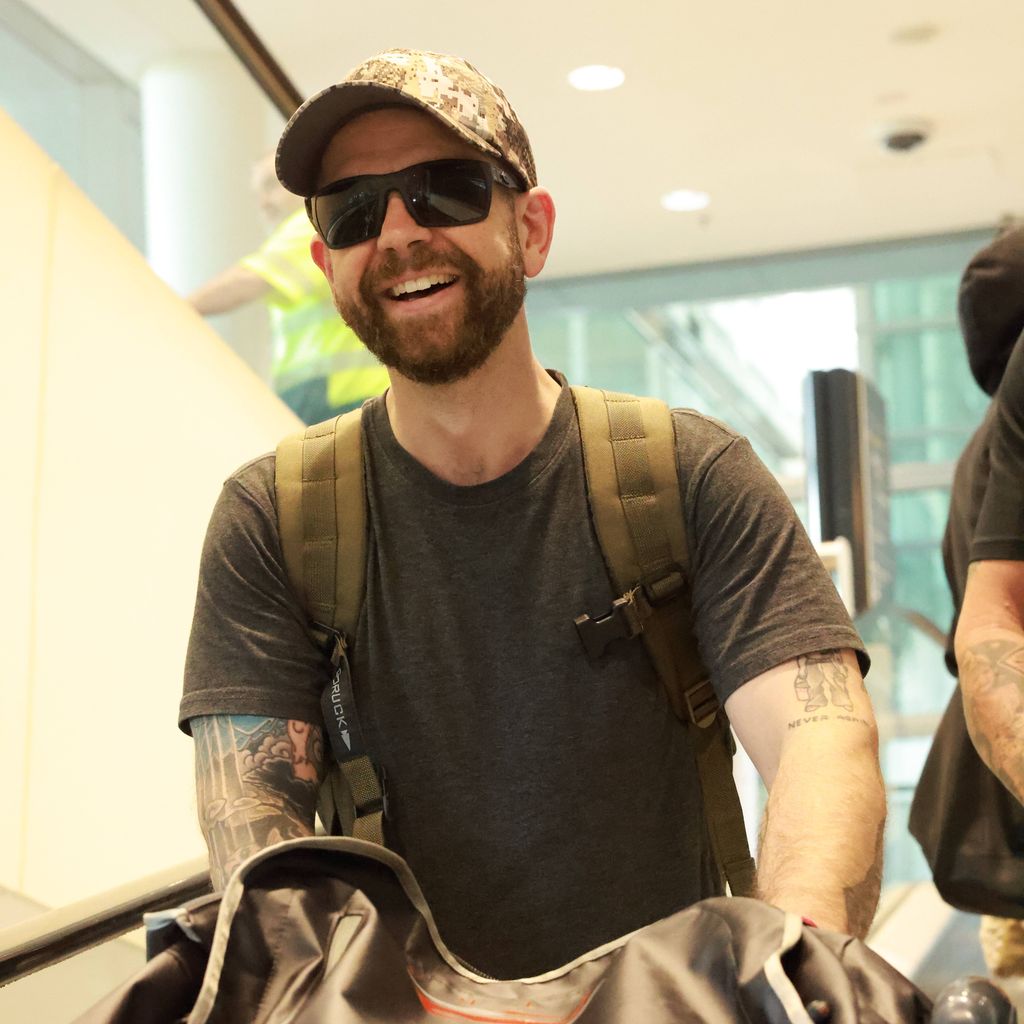 Jack Osbourne am Flughafen Brisbane für "I’m A Celebrity…Get Me Out Of Here!" 2025 angekommen