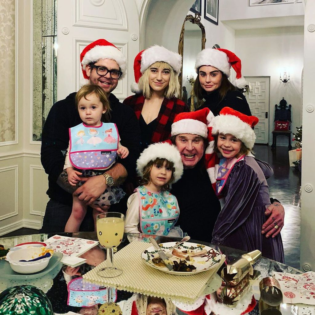 Jack Osbourne mit seiner Familie an Weihnachten 2019