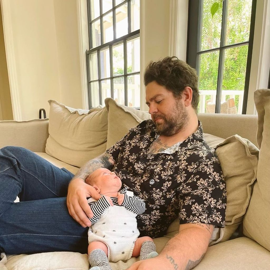 Jack Osbourne mit seiner Tochter Maple Artemis Osbourne