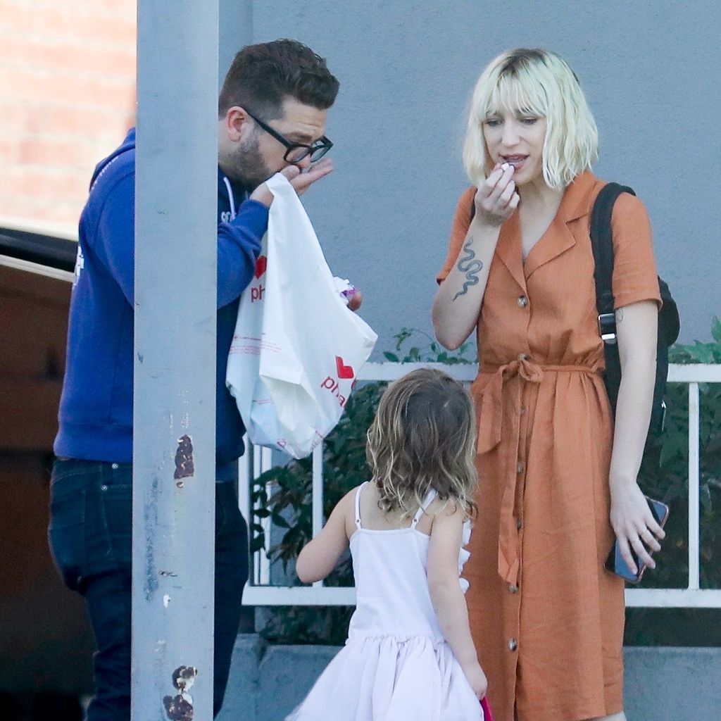 Jack, Rose Andy Osbourne und eine unbekannte Frau in Studio City