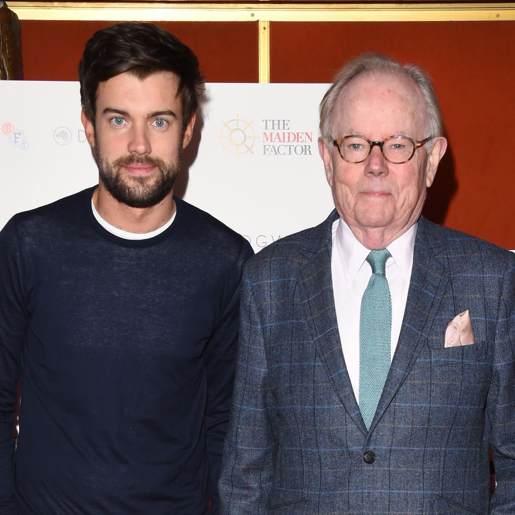 Jack Whitehall mit seinem Vater Michael Whitehall, 2019