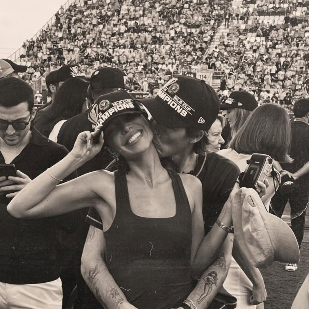 Jackie Apostel und Cruz Beckham bei den MLS Cup Finals 2025