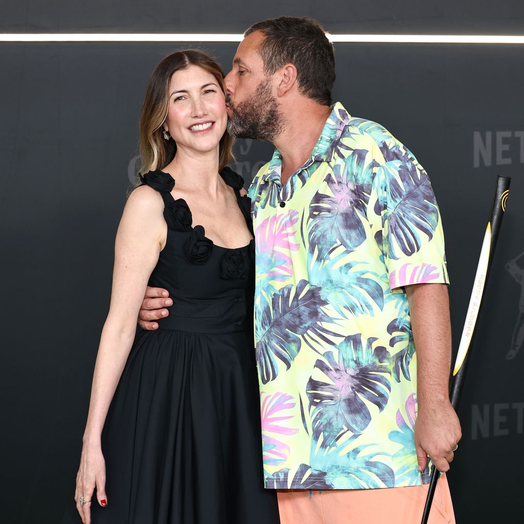 Jackie Sandler und Adam Sandler bei der "Happy Gilmore 2"-Premiere in New York