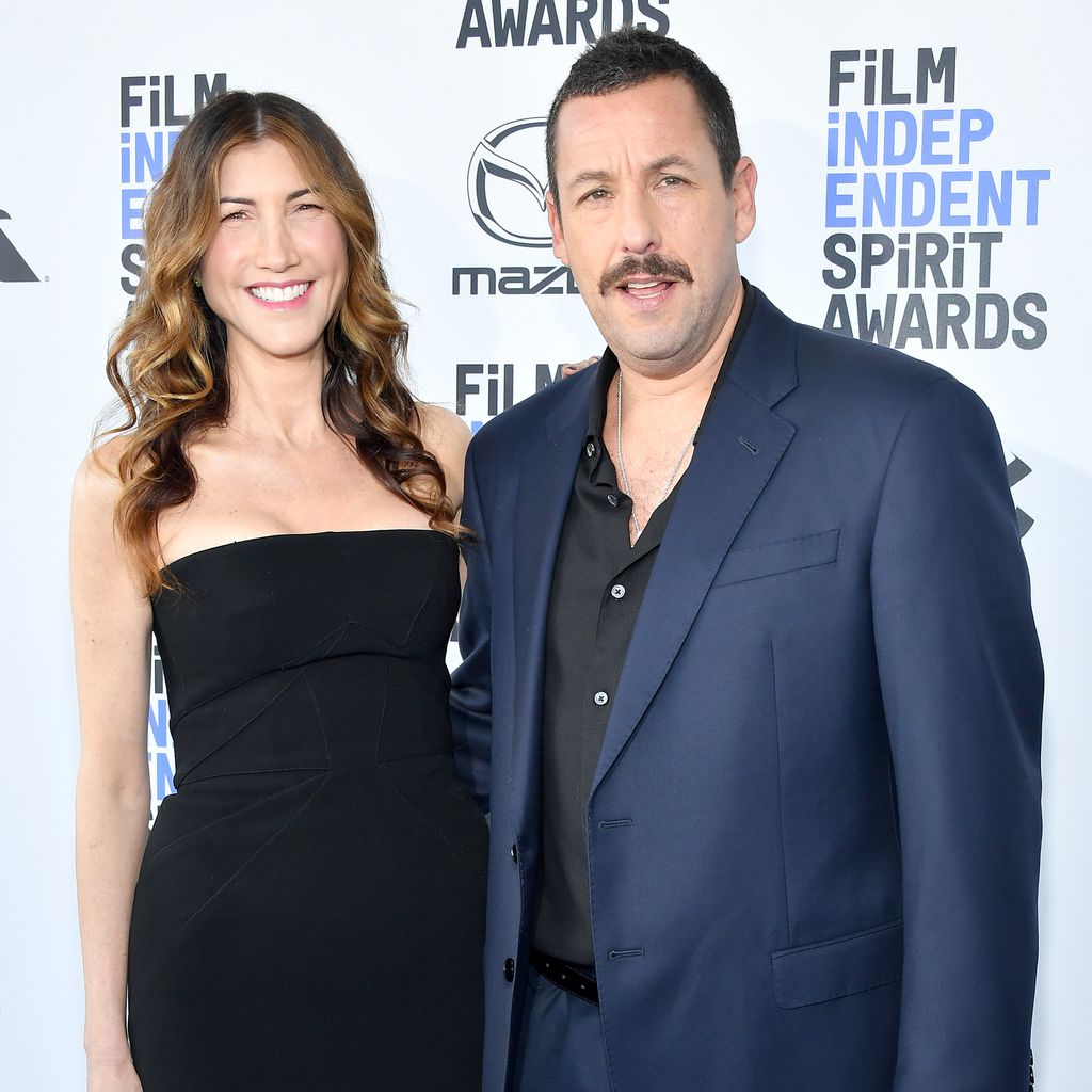 Jackie und Adam Sandler im Februar 2020