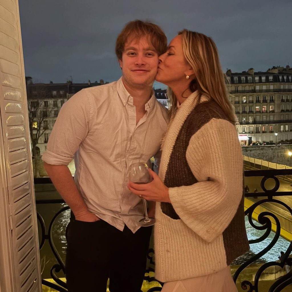 Maria Bello mit ihrem Sohn Jackson