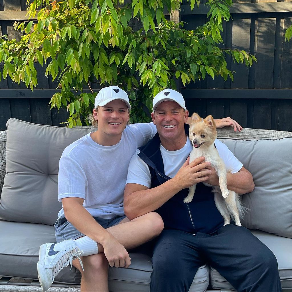 Jackson und Shane Warne