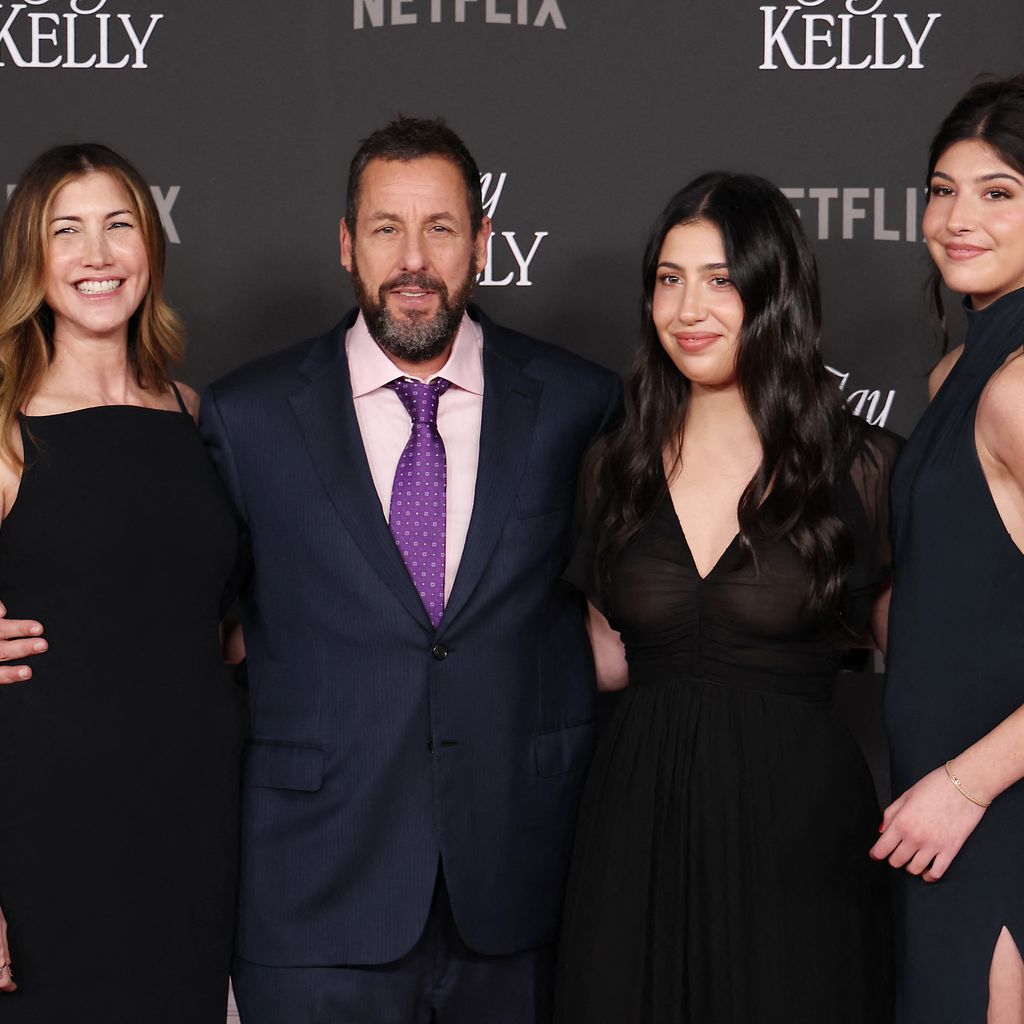 Jacky, Adam, Sadie und Sunny Sandler bei der Premiere von "Jay Kelly" in Los Angeles