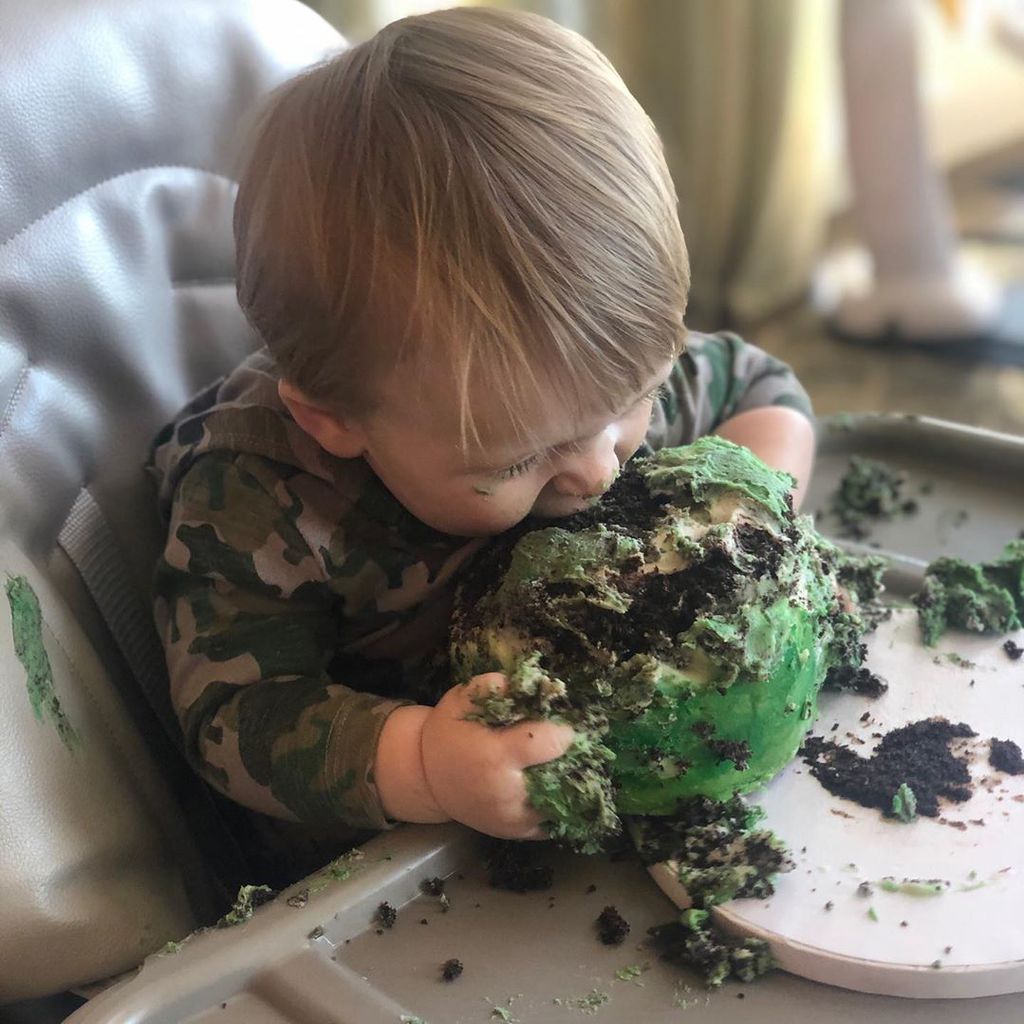 Carrie Underwoods Sohn Jacob an seinem ersten Geburtstag