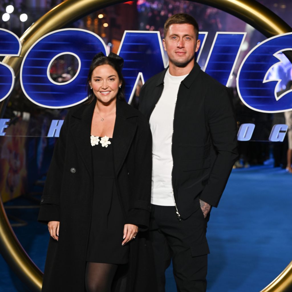 Jacqueline Jossa and Dan Osborne bei der "Sonic The Hedgehog"-Premiere in London im Dezember 2024