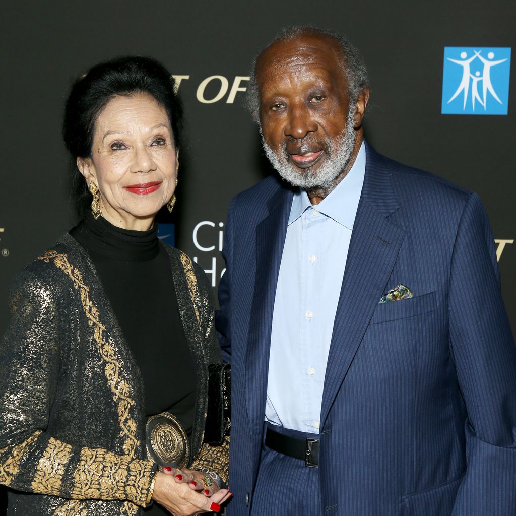 Jacqueline und Clarence Avant bei einer Gala, Oktober 2019