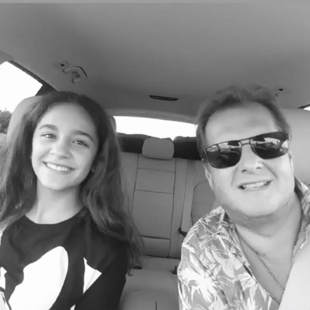 Jada Karabas und ihr Stiefvater Jens Büchner