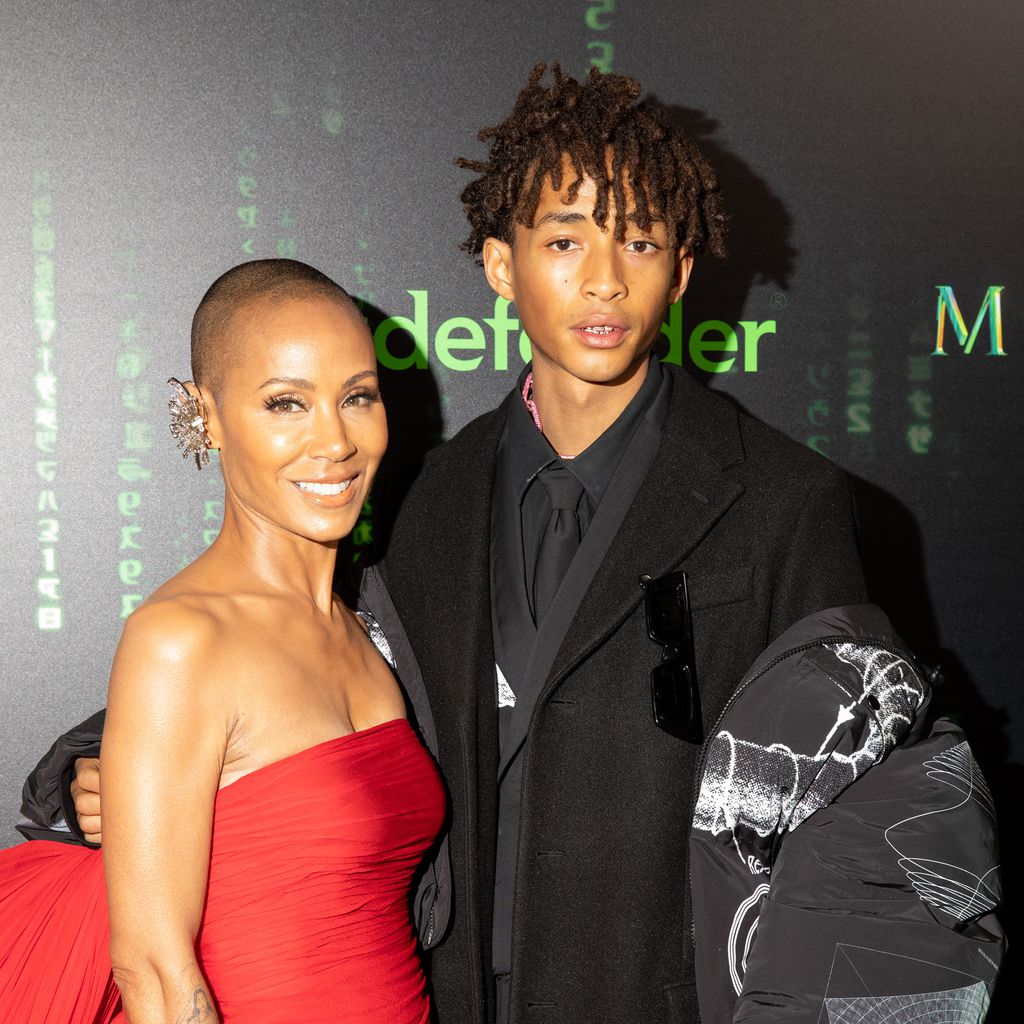 Jada Pinkett-Smith mit ihrem Sohn Jaden im Dezember 2021