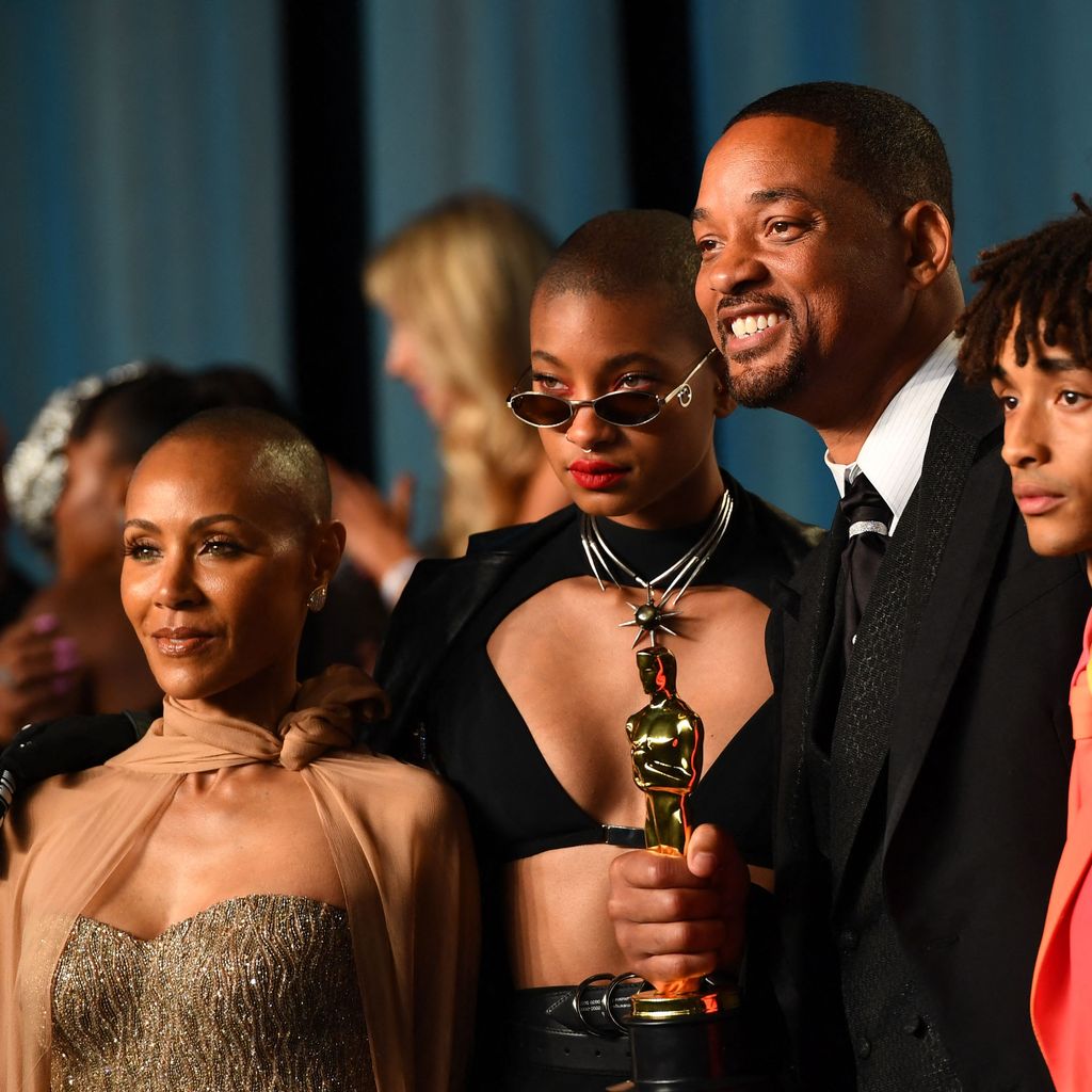Jada Pinkett Smith, Willow Smith, Will Smith, Jaden Smith und Trey Smith