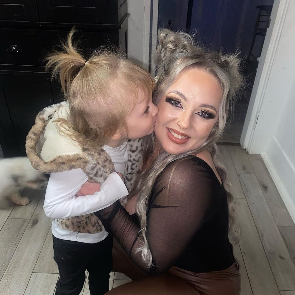 Jade Cline mit ihrer Tochter
