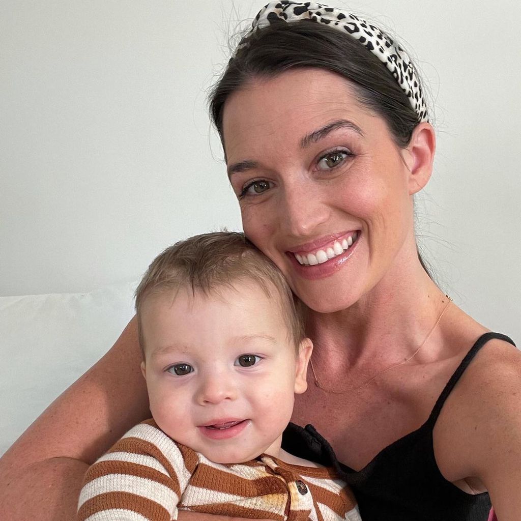 Jade Roper Tolbert mit ihrem Sohn Reed
