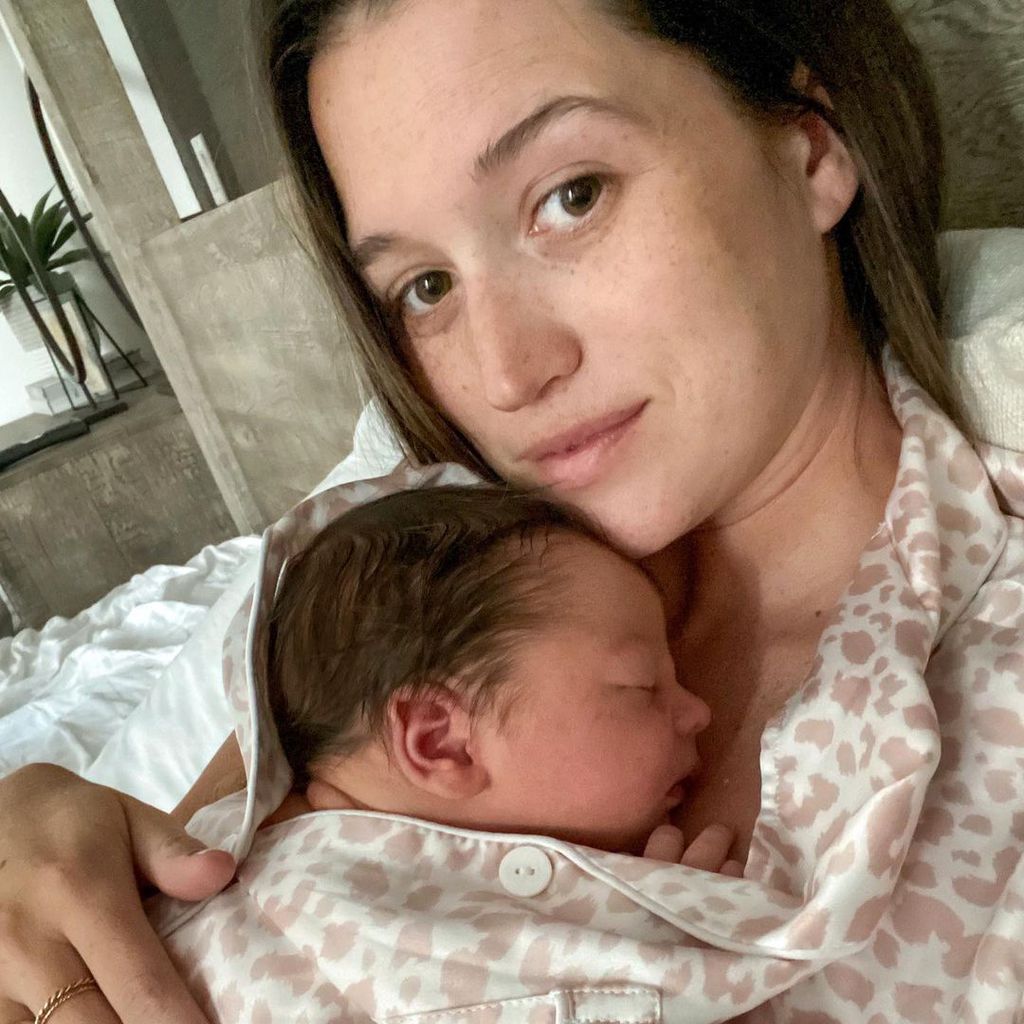 Jade Roper Tolbert mit ihrem Sohn Reed