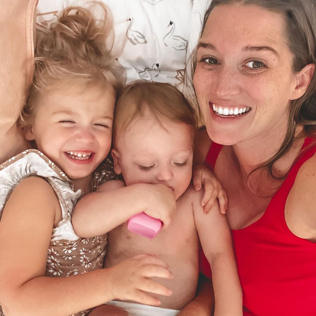 Jade Roper Tolbert mit Emmy und Brooks