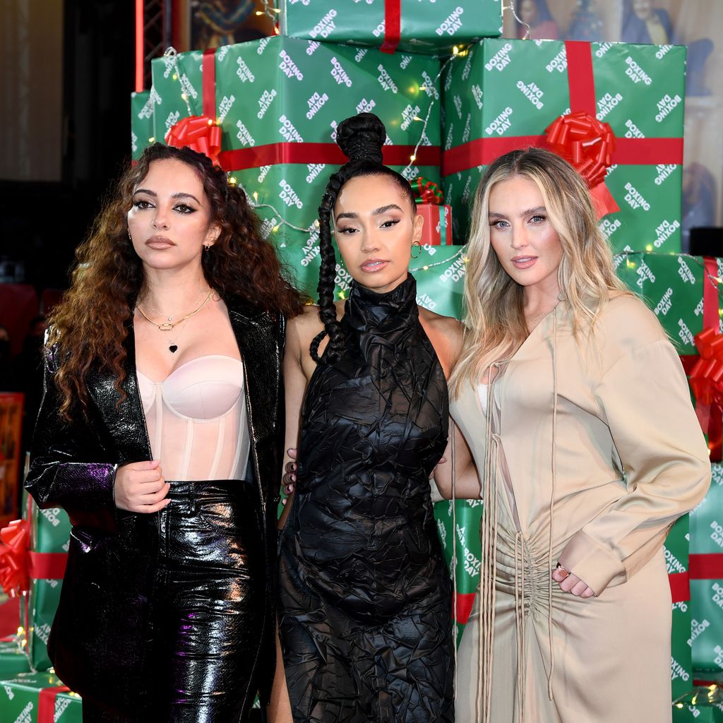 Jade Thirlwall, Leigh-Anne Pinnock und Perrie Edwards bei einer Filmpremiere