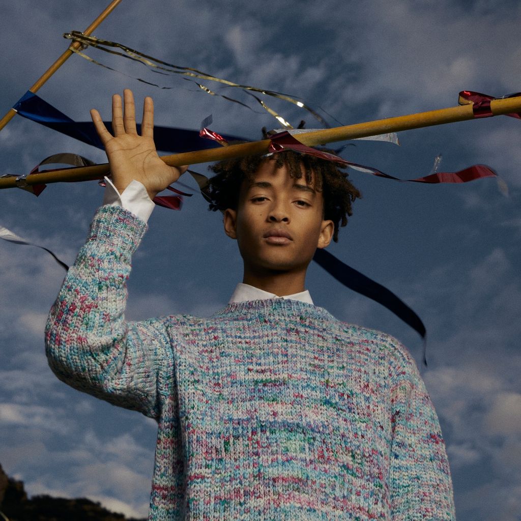 Jaden Smith für seine neue Kollektion von MSFTSrep