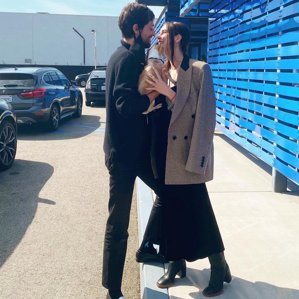Jake Miller und Scout Willis, November 2021