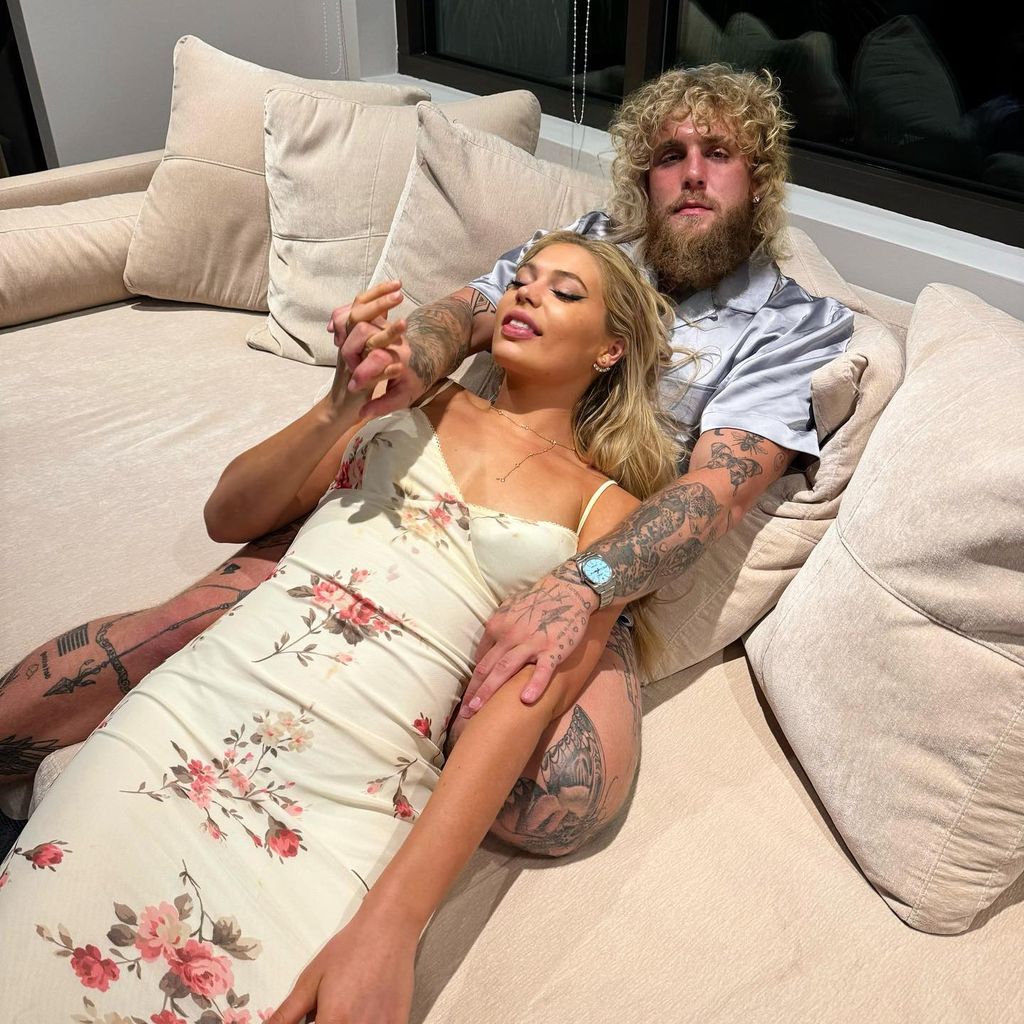 Jake Paul und Jutta Leerdam, April 2024
