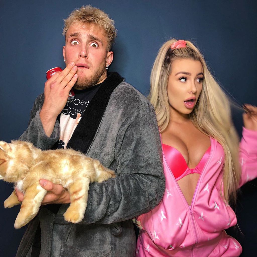 Jake Paul und Tana Mongeau an Halloween 2019 als Shane Dawson und Jeffree Star