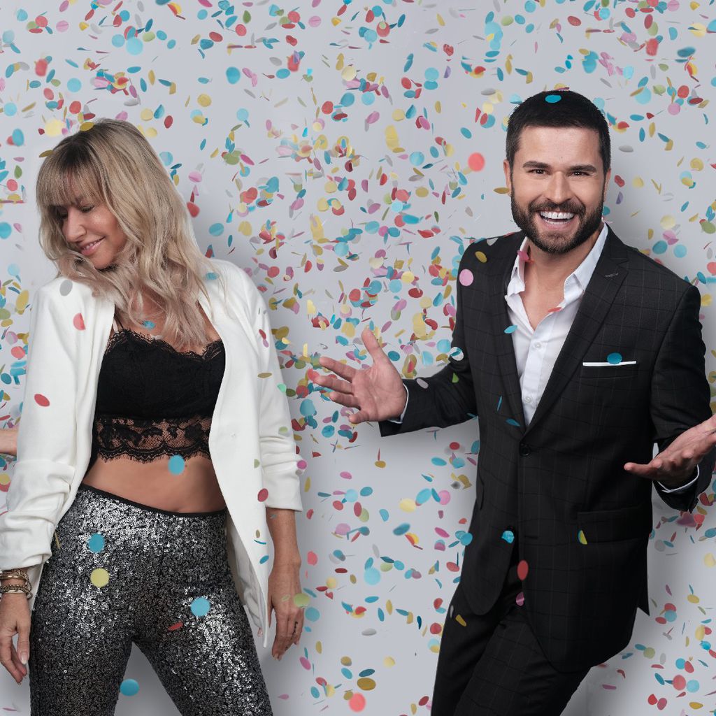 Die "Unter uns"-Stars Jakob Graf, Isabel Vollmer, Isabell Hertel und Miloš Vuković