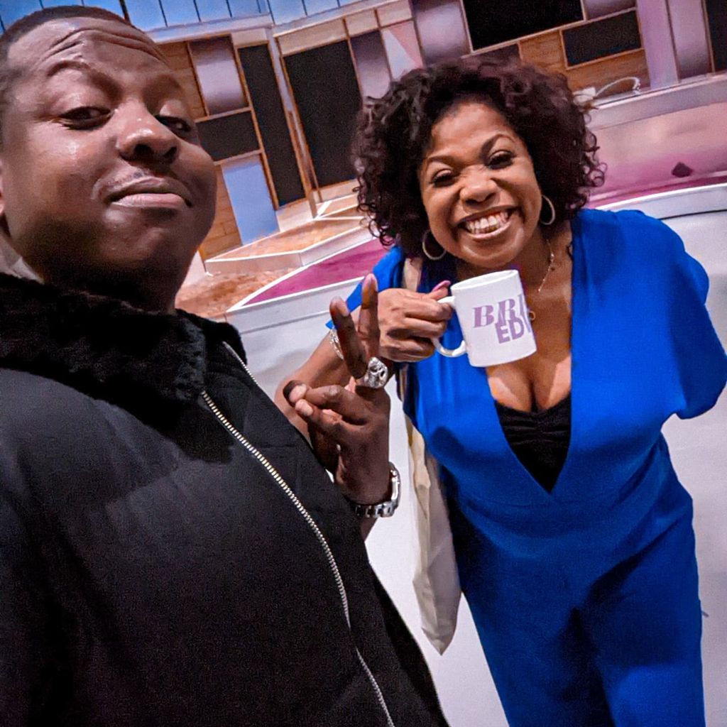 Jamal Edwards und seine Mutter Brenda Edwards