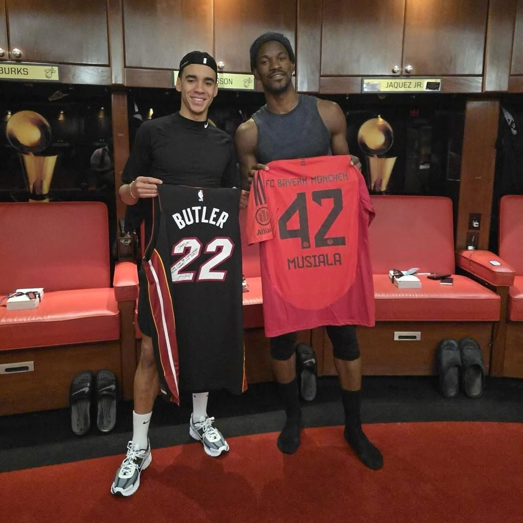 Sportstars Jamal Musiala und Jimmy Butler