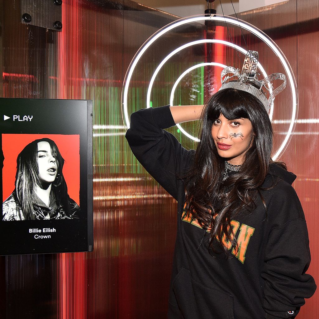 Jameela Jamil auf einer Halloween-Party in New York im Oktober 2019