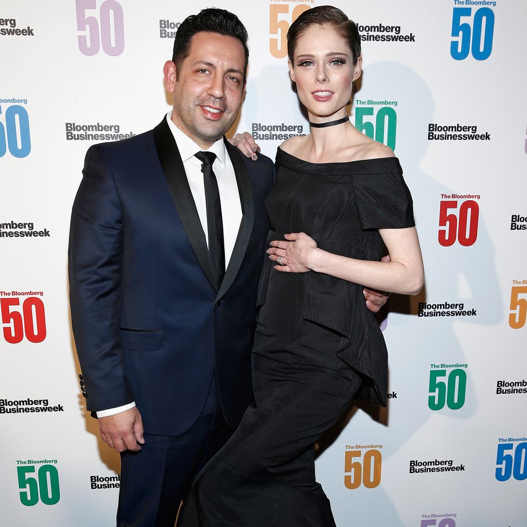 James Coran und Coco Rocha, 2018