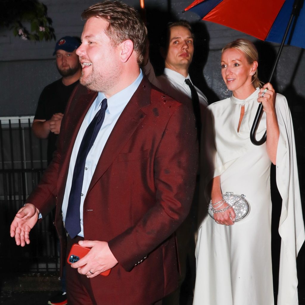 James Corden und seine Frau Julia Carey im April 2023 in New York City
