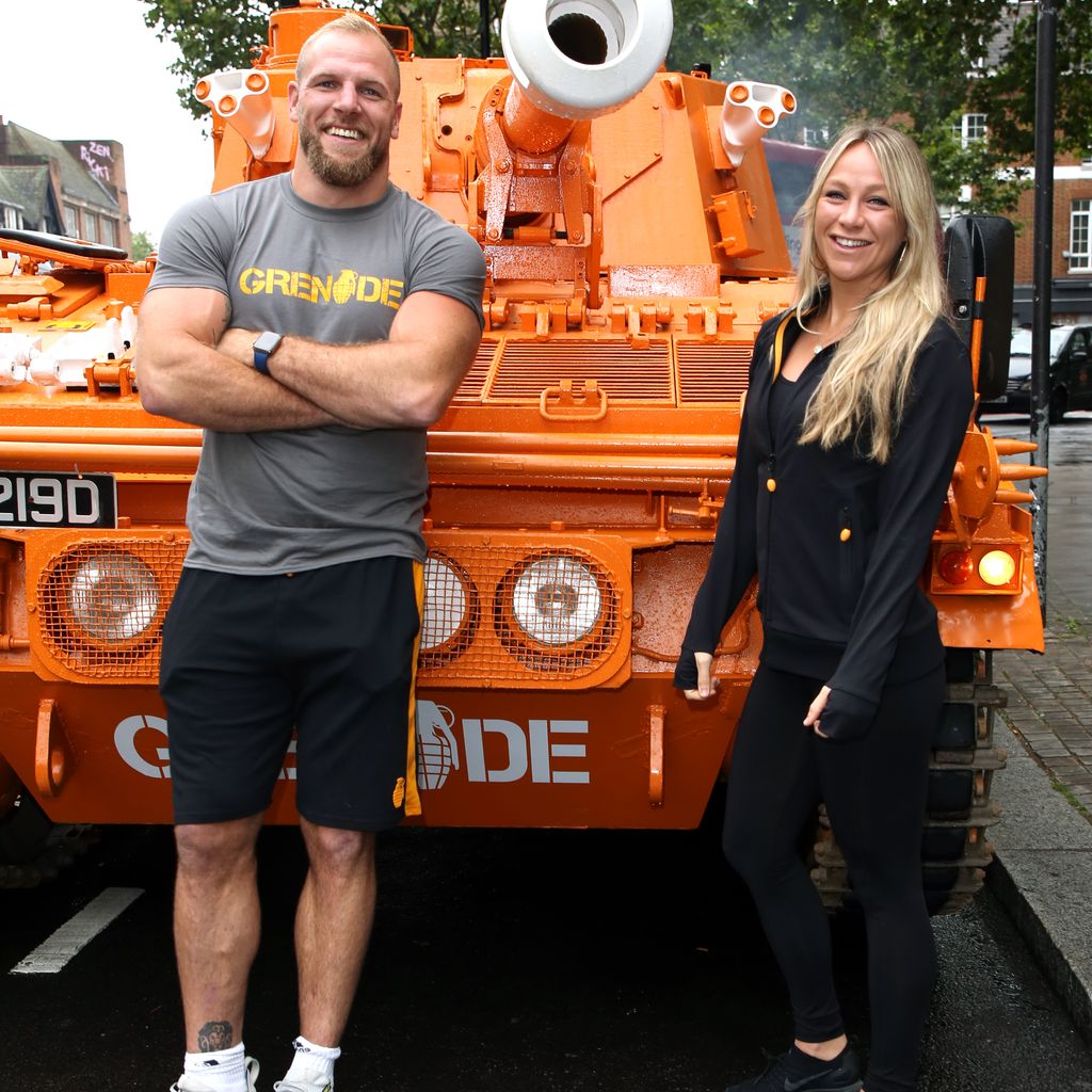 James Haskell und Chloe Madeley im August 2019