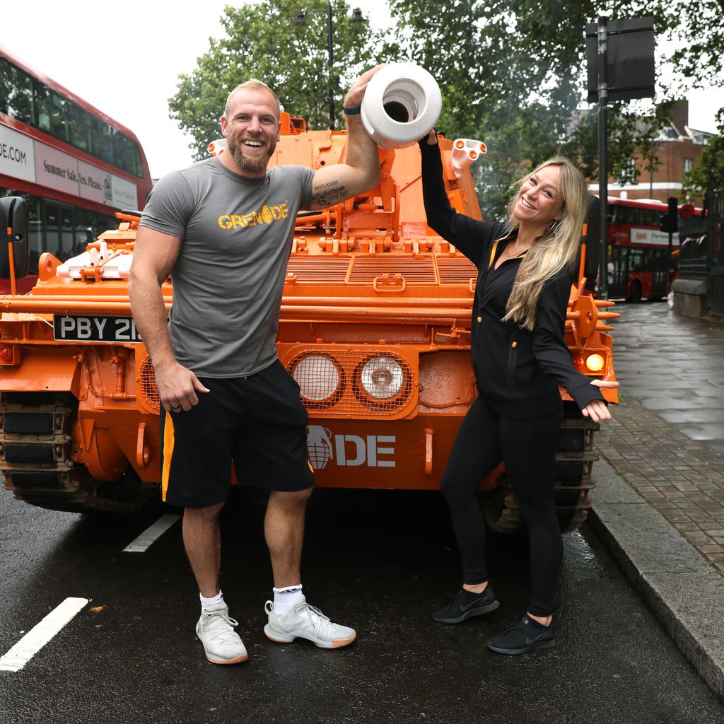 James Haskell und Chloe Madeley in London, 2019