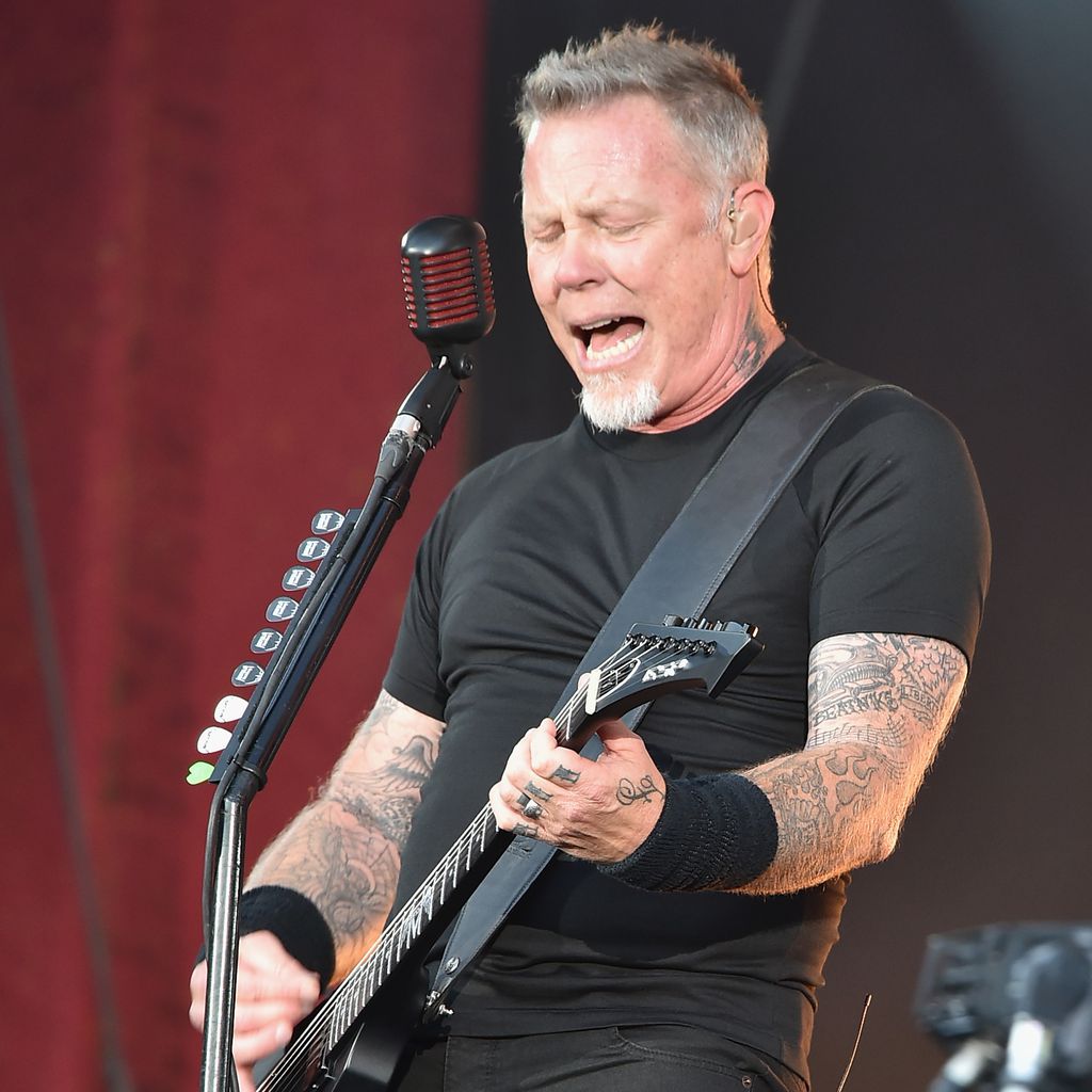 James Hetfield auf der Bühne beim Global Citizen Festival 2016 in New York