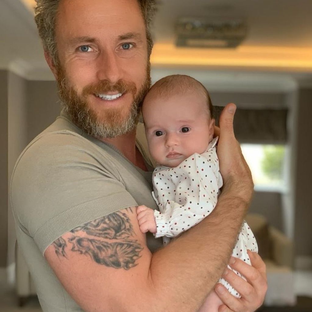 James Joran und seine Tochter Ella, 2020