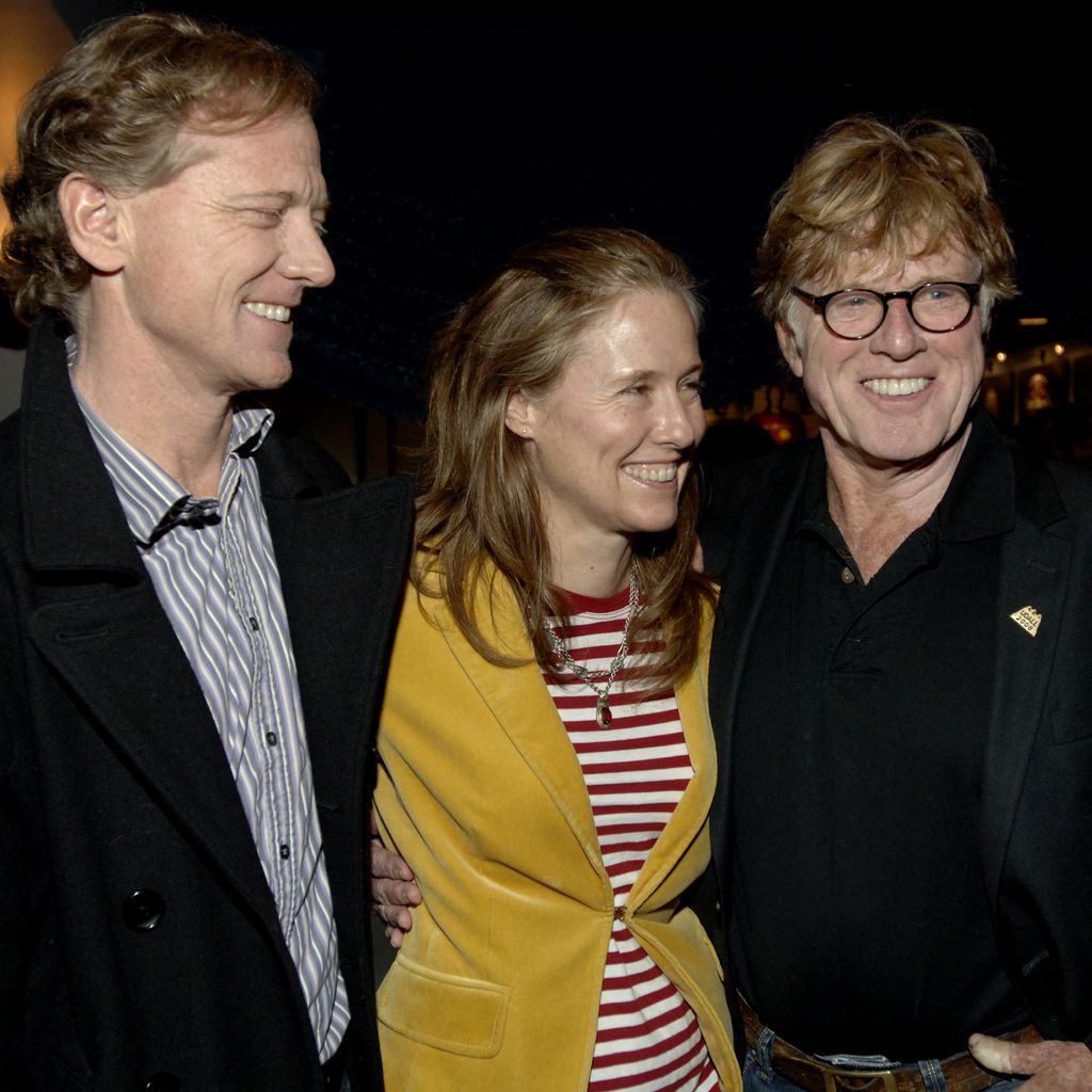 James, Kyle und Robert Redford, März 2009